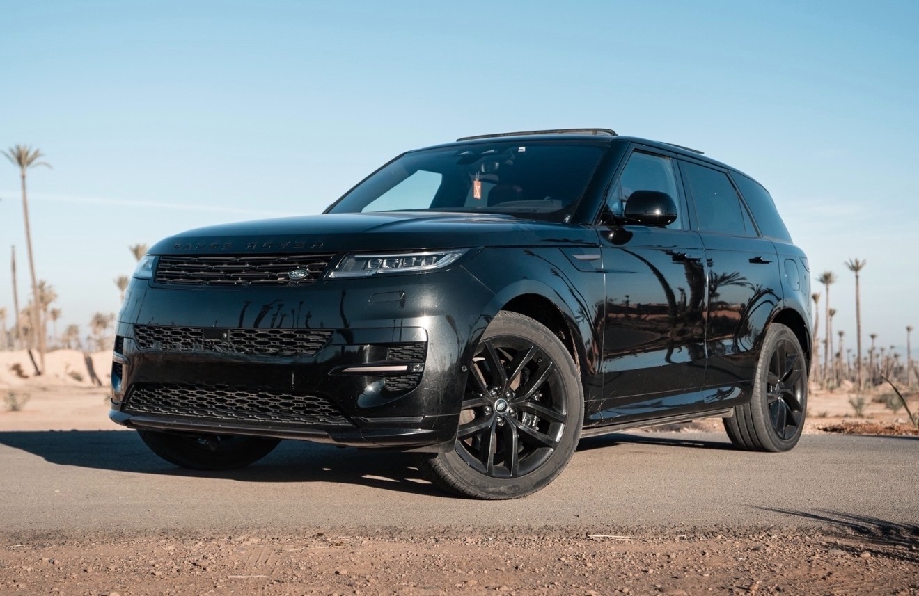 Land Rover Range Rover Sport Noir location Marrakech